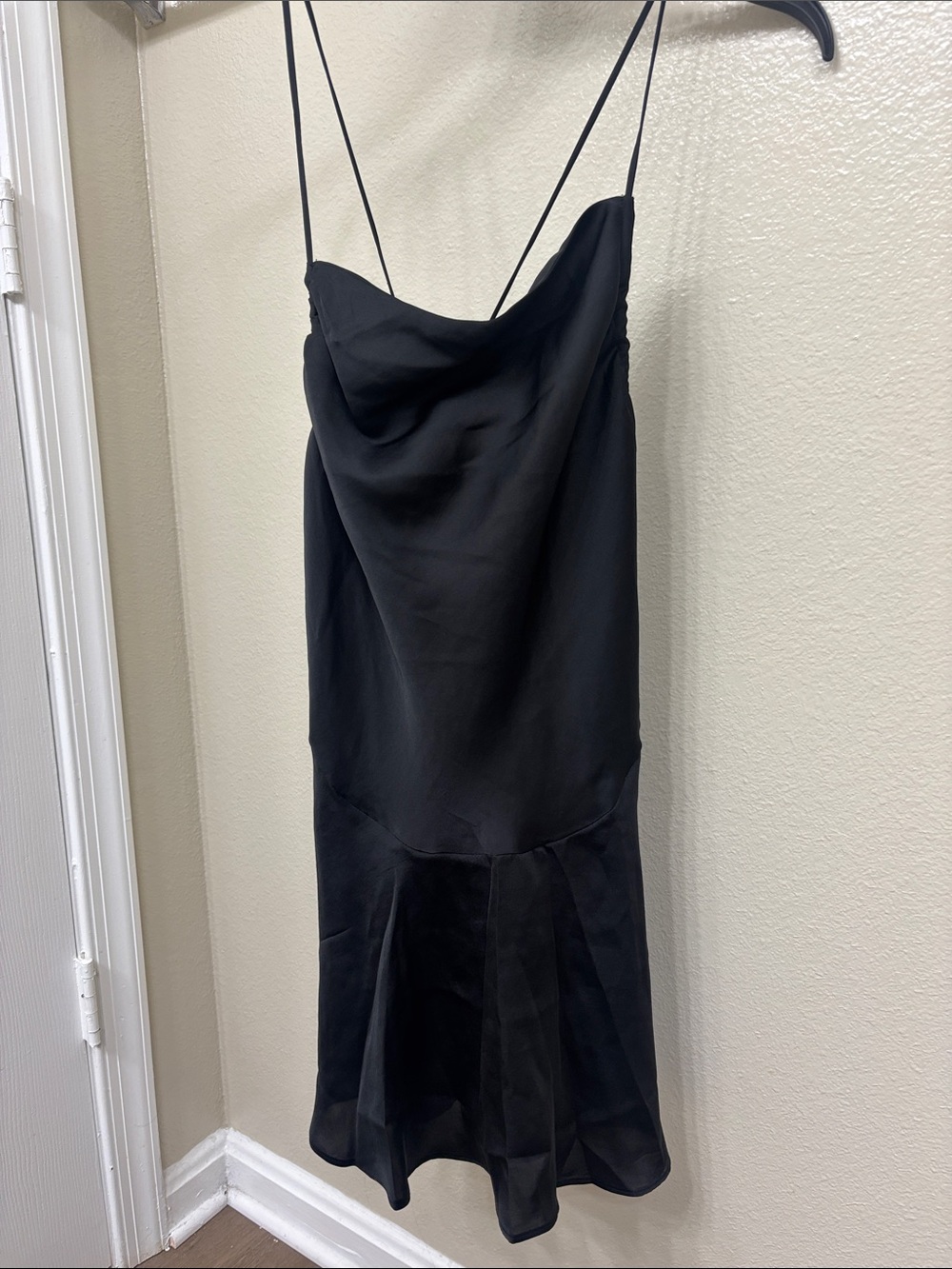 Free people Classic Black Slip Dress with Spaghetti Straps